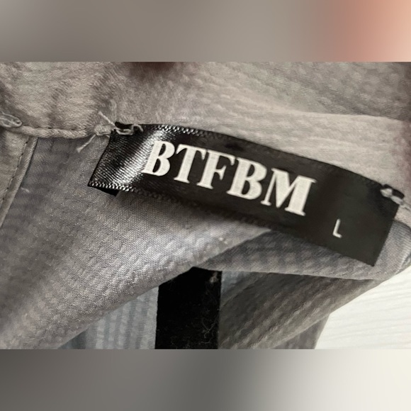 Call Me Angel Textured Satin Dress in Dusty Blue - Picture 5 of 11